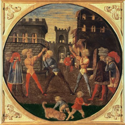 The Game of Civettino by Giovanni di Ser Giovanni